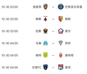 法甲第10轮今天开打，赛事全预测，3场比赛爆冷概率很大