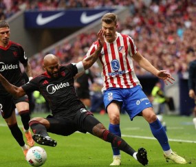 马竞3-0击败塞维利亚，连胜追平巴萨并逼近西甲前二，阿尔马达助攻传射